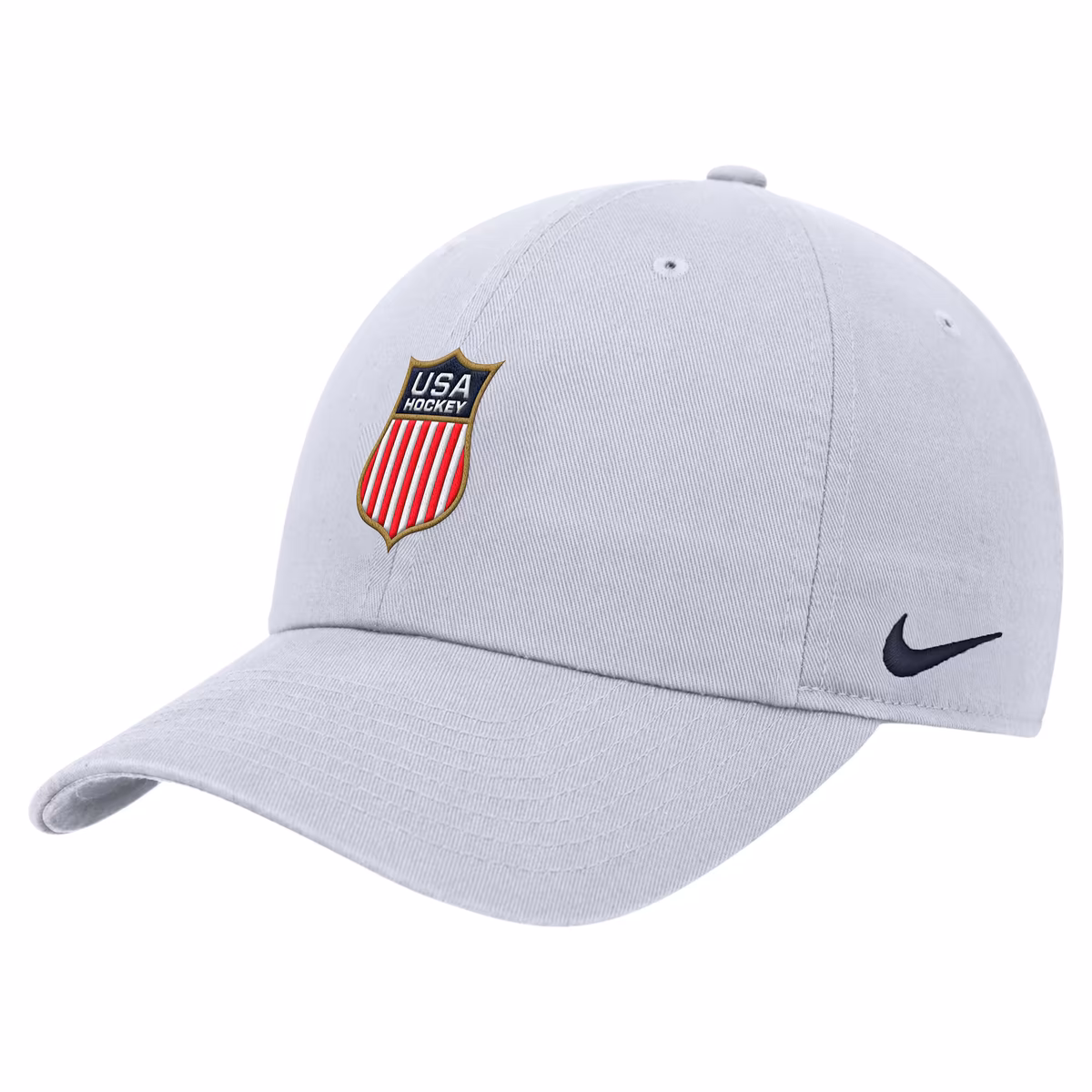 Men's Nike White US Hockey Club Dri-Fit Adjustable Hat