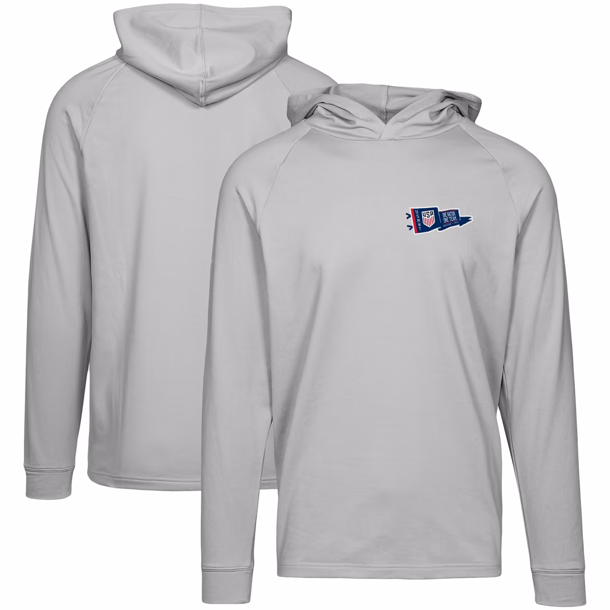 Men's Levelwear Gray USMNT Dimension Rafters Pullover Hoodie