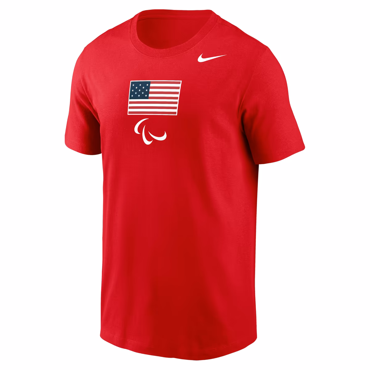 Men's Nike Red U.S. Paralympics Performance T-Shirt 2 Men's Nike Red U.S. Paralympics Performance T-Shirt