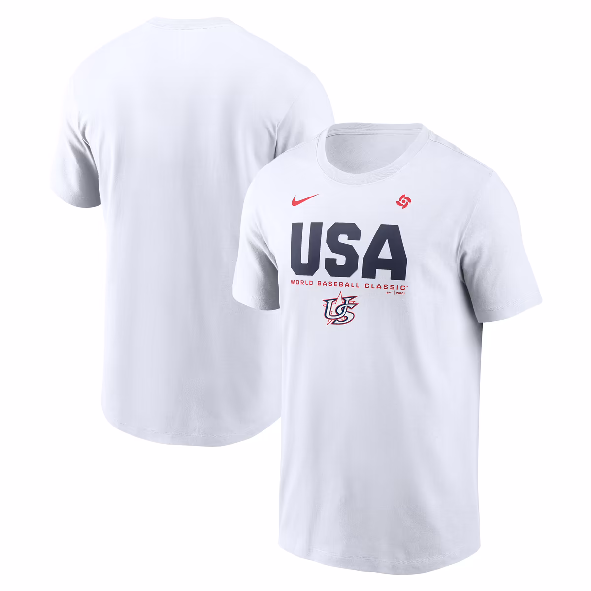 Men's Nike  White USA Baseball 2026 World Baseball Classic Icon T-Shirt