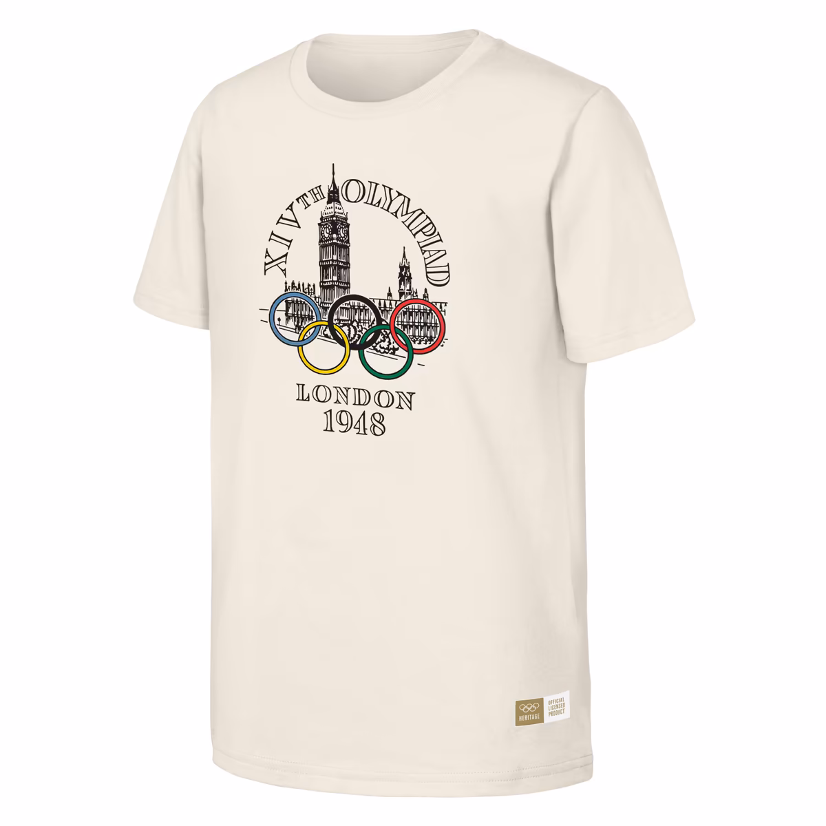Men's Natural 1948 London Games Olympic Heritage T-Shirt 2 Men's Natural 1948 London Games Olympic Heritage T-Shirt