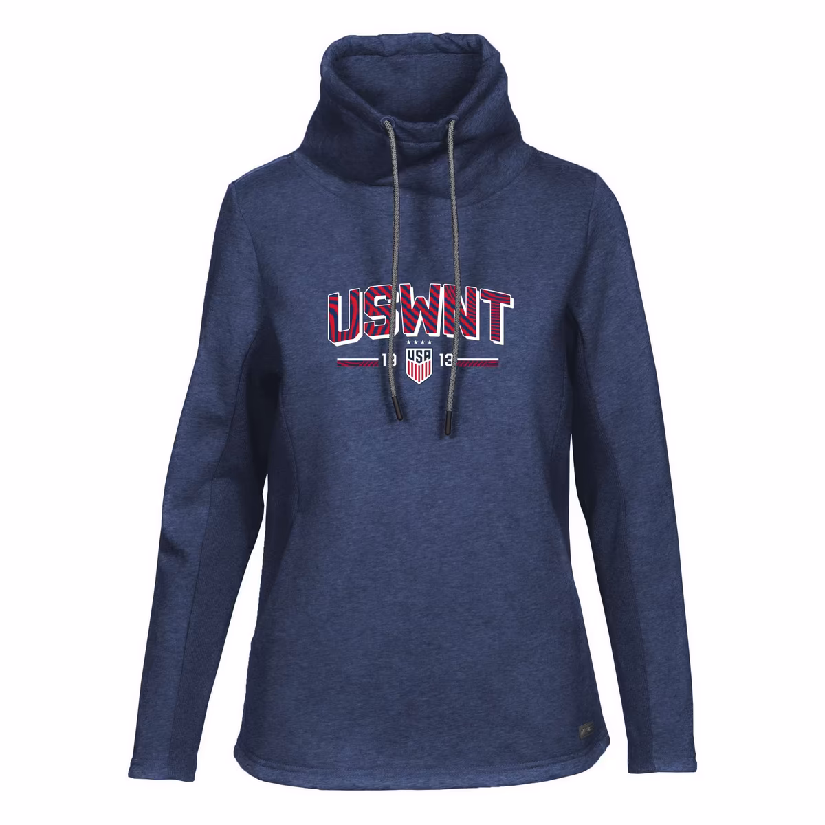 Women's Levelwear Navy USWNT Loop Pullover Sweatshirt
