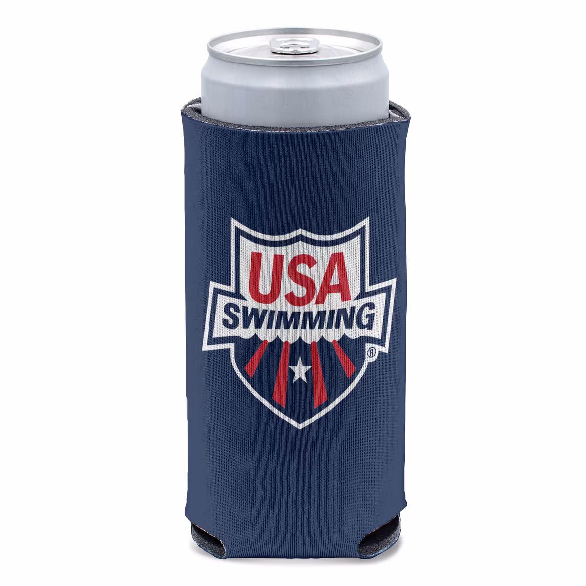 WinCraft Navy/Red USA Swimming 12oz. Slim Can Cooler 1 WinCraft Navy/Red USA Swimming 12oz. Slim Can Cooler