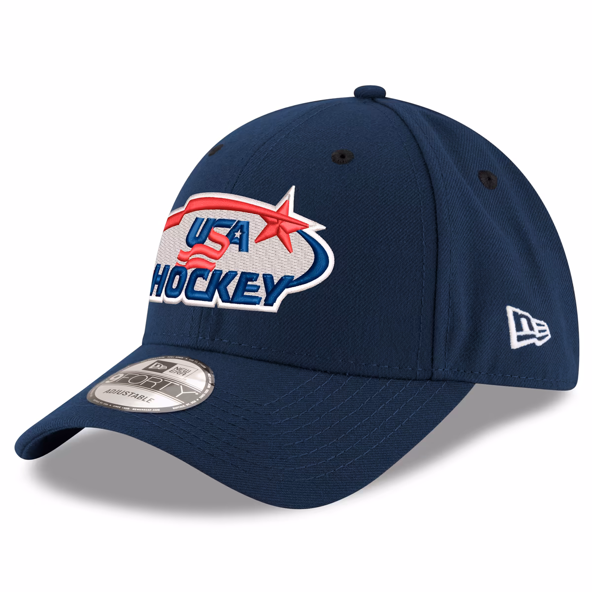 Men's New Era Navy US Hockey 9FORTY Adjustable Hat 1 Men's New Era Navy US Hockey 9FORTY Adjustable Hat