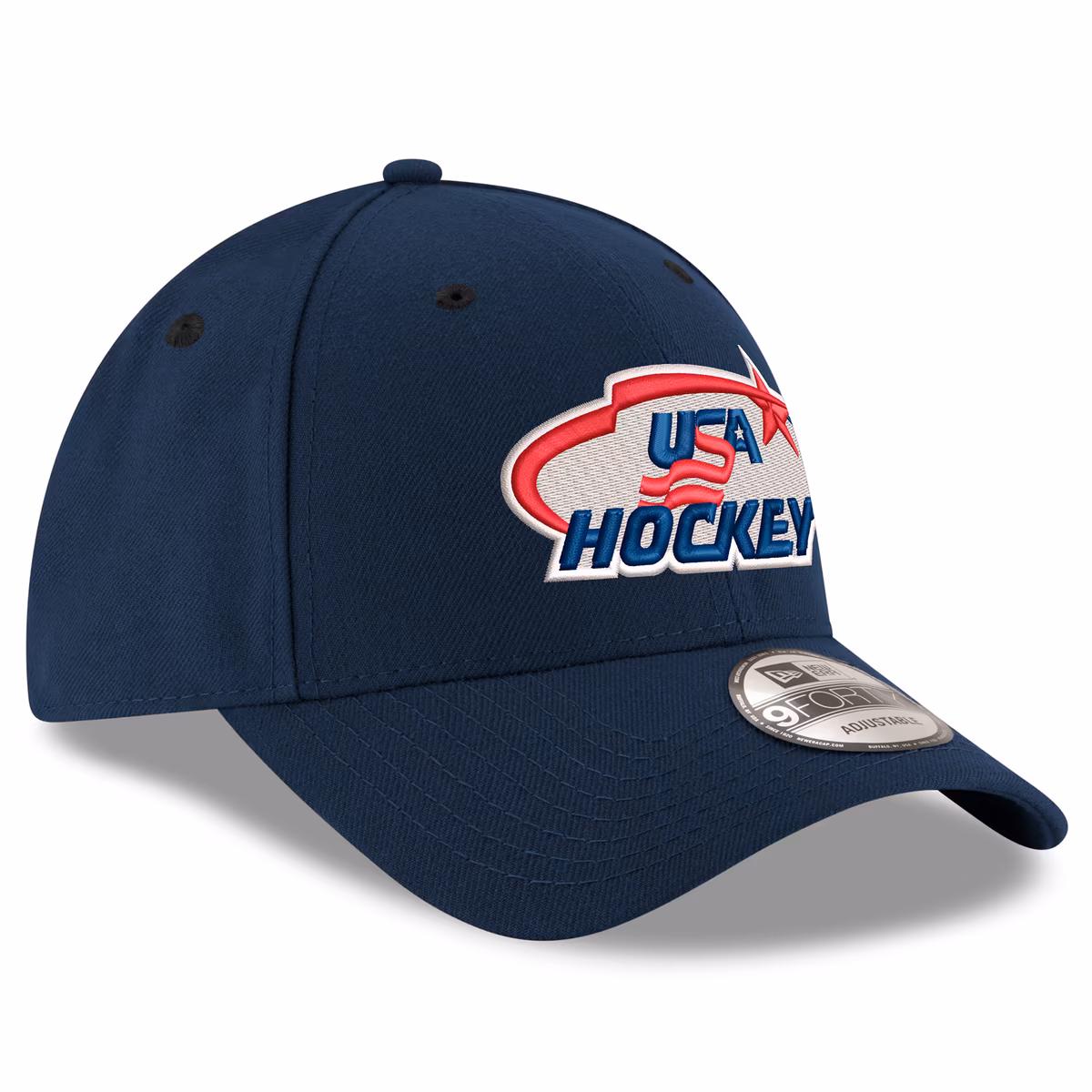 Men's New Era Navy US Hockey 9FORTY Adjustable Hat 3 Men's New Era Navy US Hockey 9FORTY Adjustable Hat