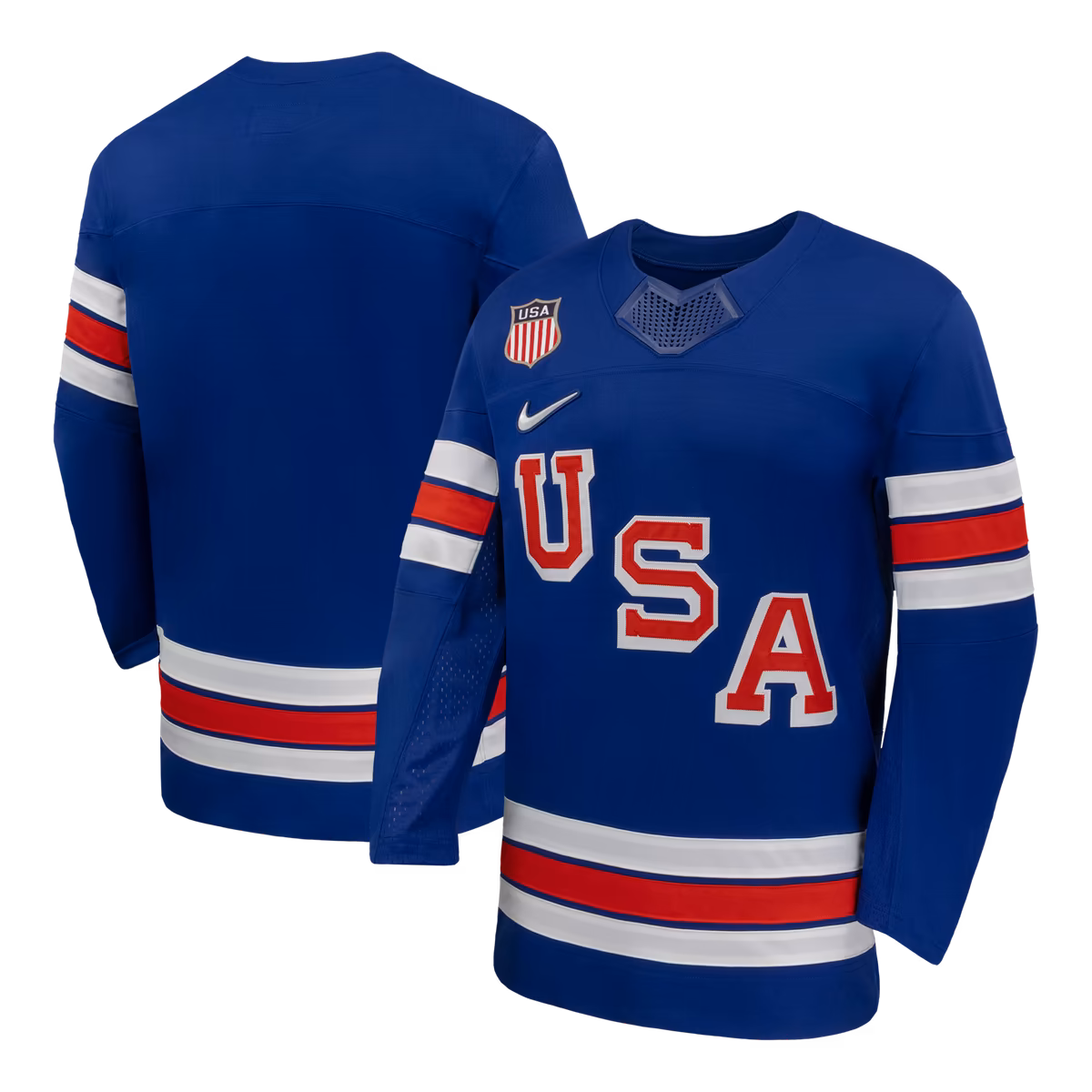 Men's Nike  USA Hockey Royal 2026 Home Replica Jersey