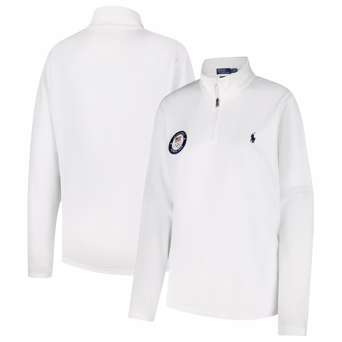 Women's Polo Ralph Lauren White Team USA 2024 Summer Olympics Villagewear Polo