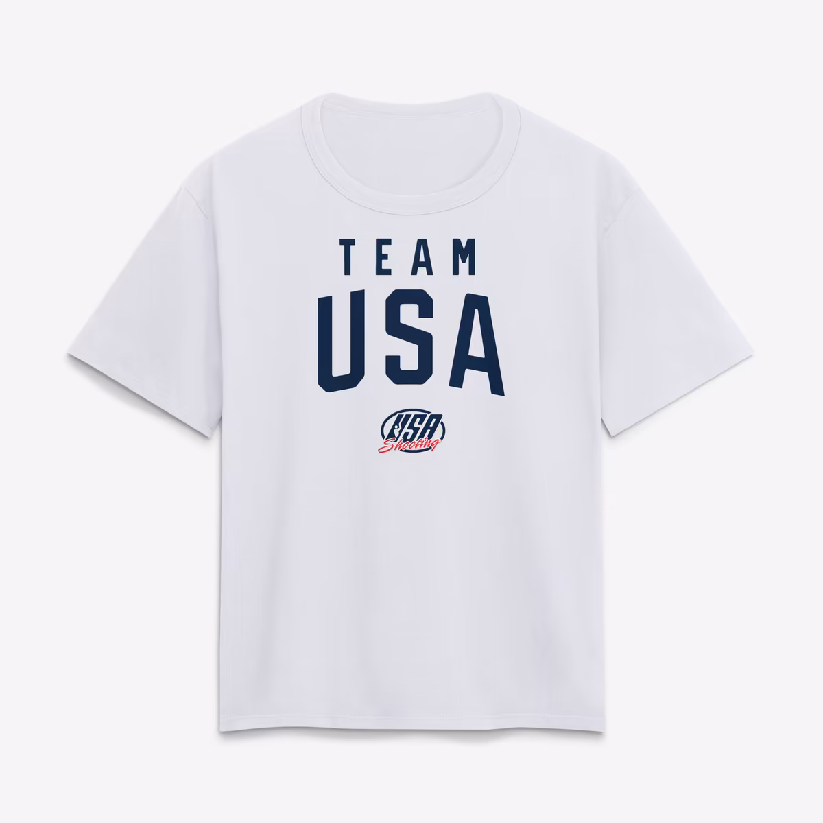 Women's White Team USA Summer Games Shooting T-Shirt