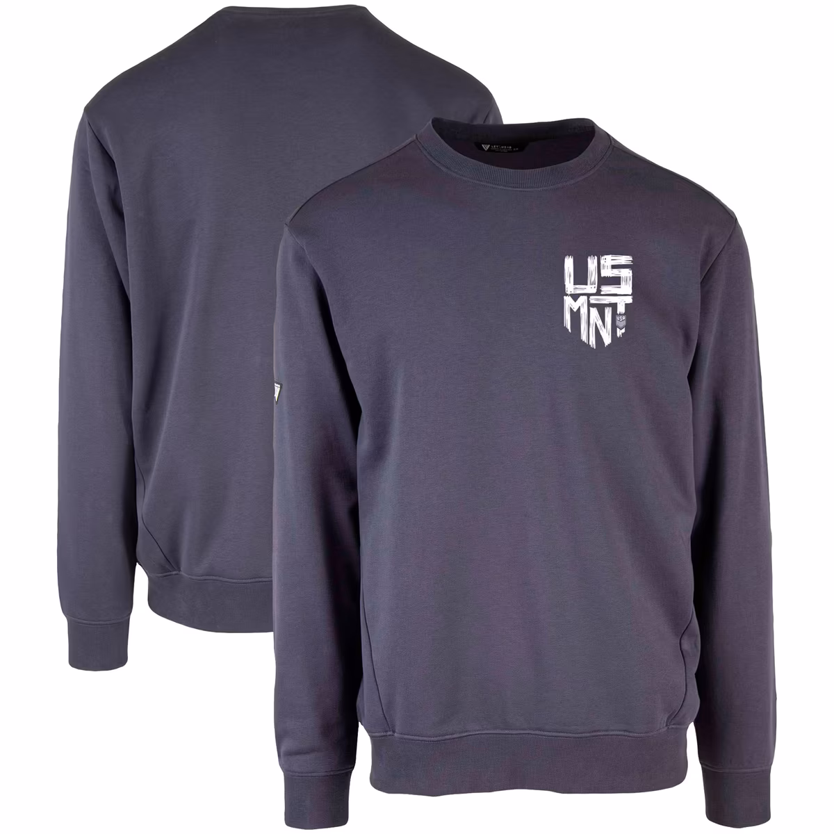 Men's Levelwear Navy USMNT Zane Scribble Pullover Sweatshirt