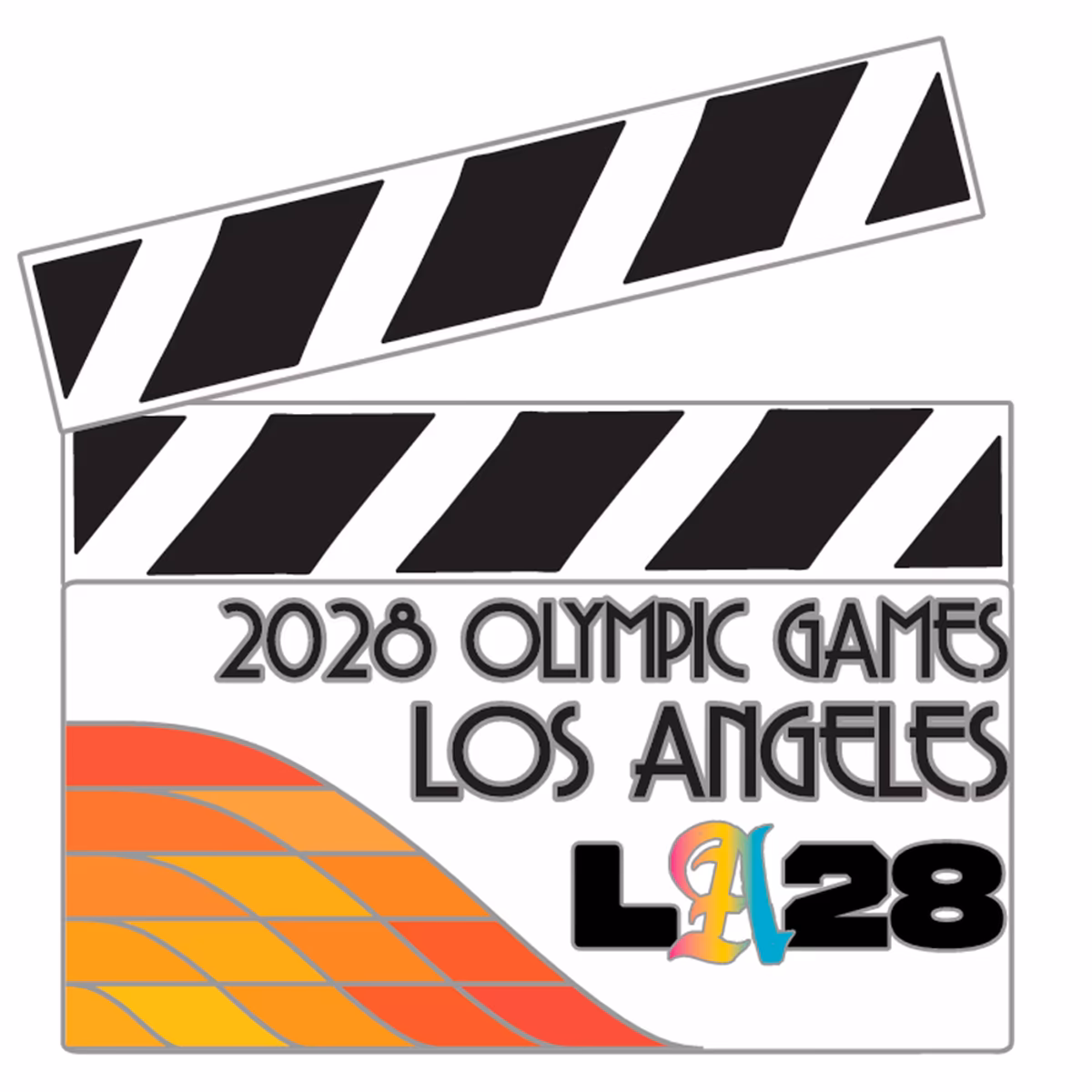 LA28 Superbloom Collection Clapper Board Pin