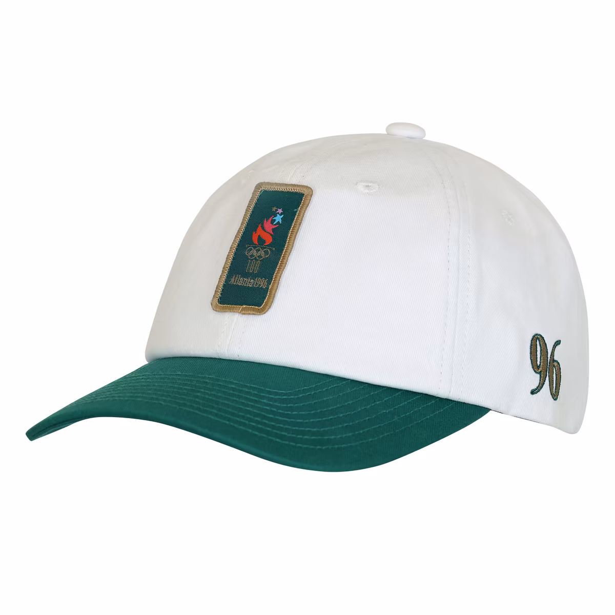 Men's Outerstuff White/Green Atlanta 1996 Summer Olympics Dad Adjustable Hat 8 Men's Outerstuff White/Green Atlanta 1996 Summer Olympics Dad Adjustable Hat
