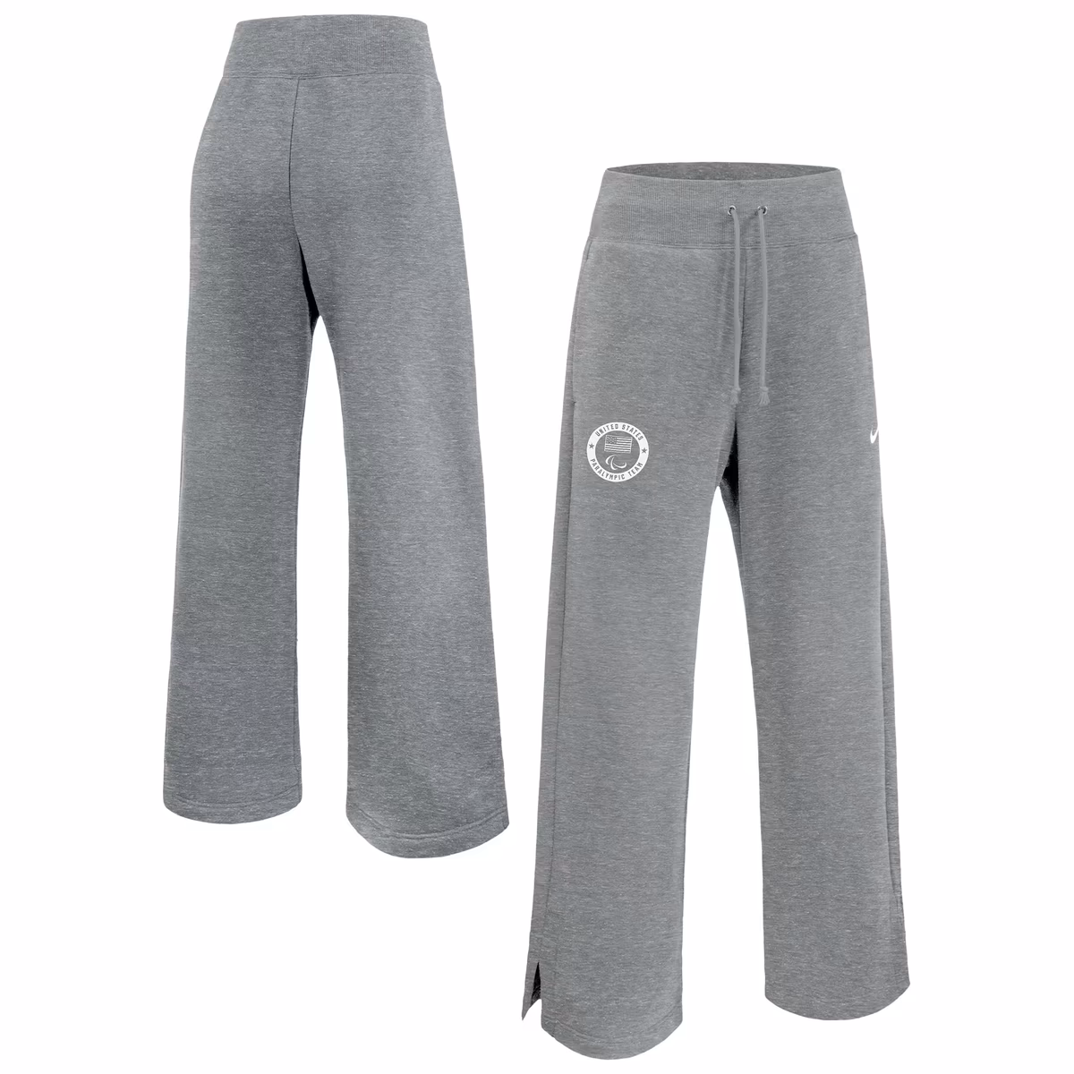 Women's Nike Heather Gray U.S. Paralympics Phoenix Fleece Sweatpants
