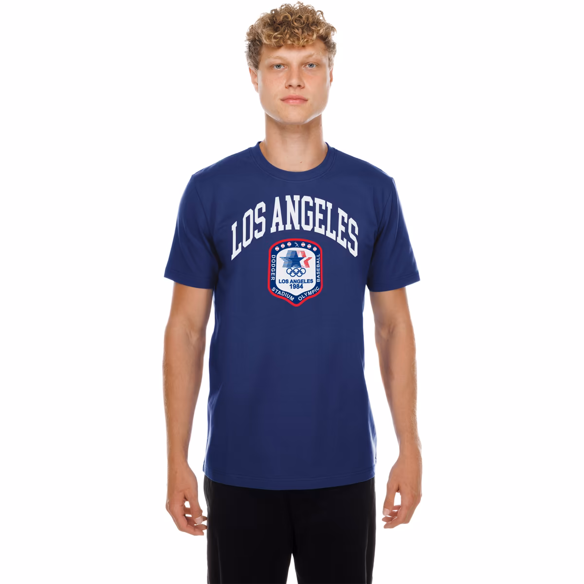 Men's New Era Royal Los Angeles Dodgers x The Heritage Collection LA84 Summer Olympics T-Shirt