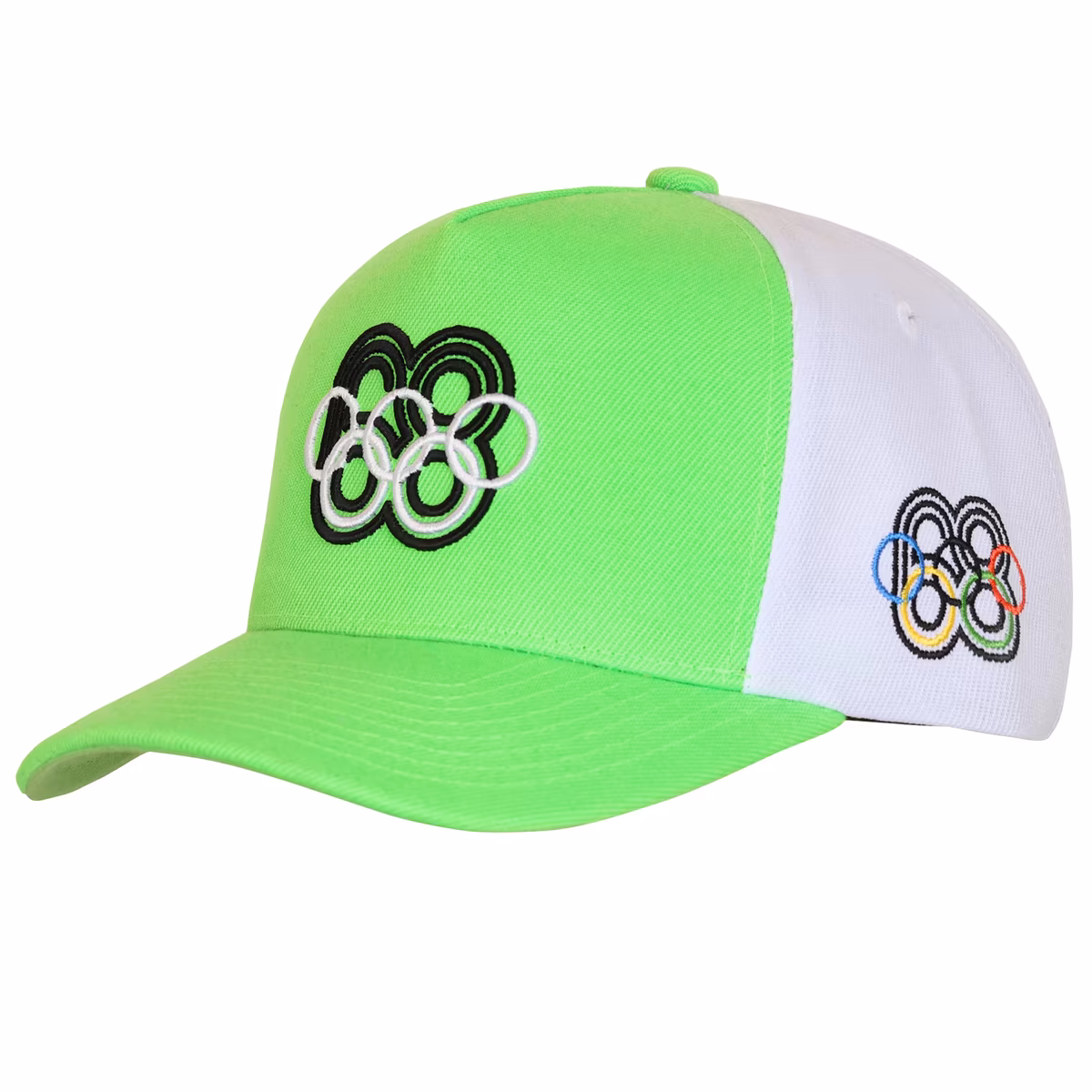 Men's Outerstuff  Neon Green/White Mexico 1968 Summer Olympics Pro Pinch Adjustable Hat