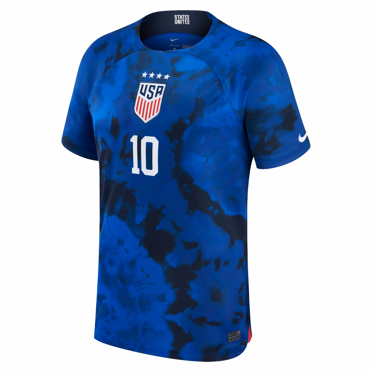 Youth Nike Lindsey Horan Blue USWNT 2022/23 Away Breathe Stadium Replica Player Jersey