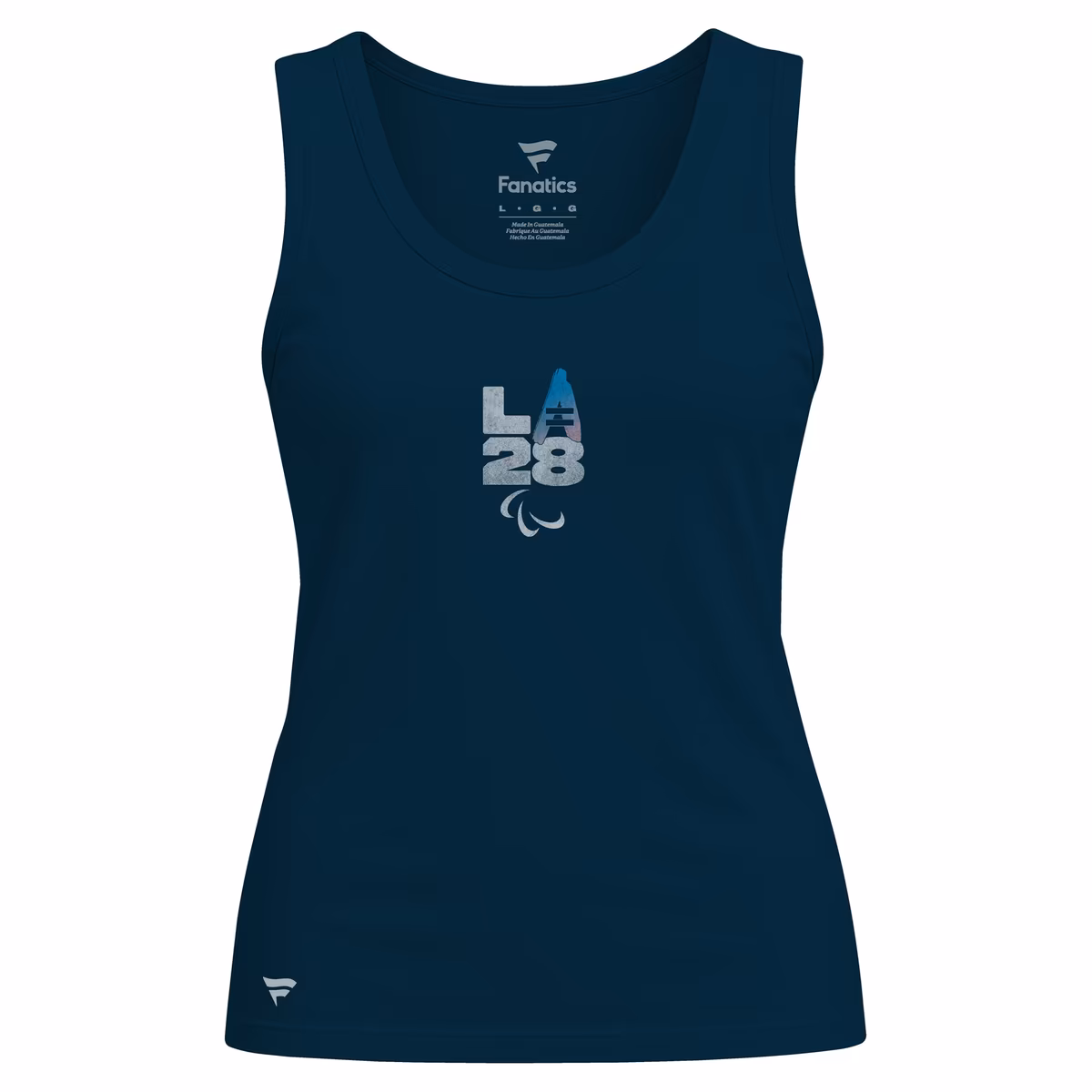 Women's Fanatics Navy LA28 Paralympics Bluebell Collection Fitted Tank Top