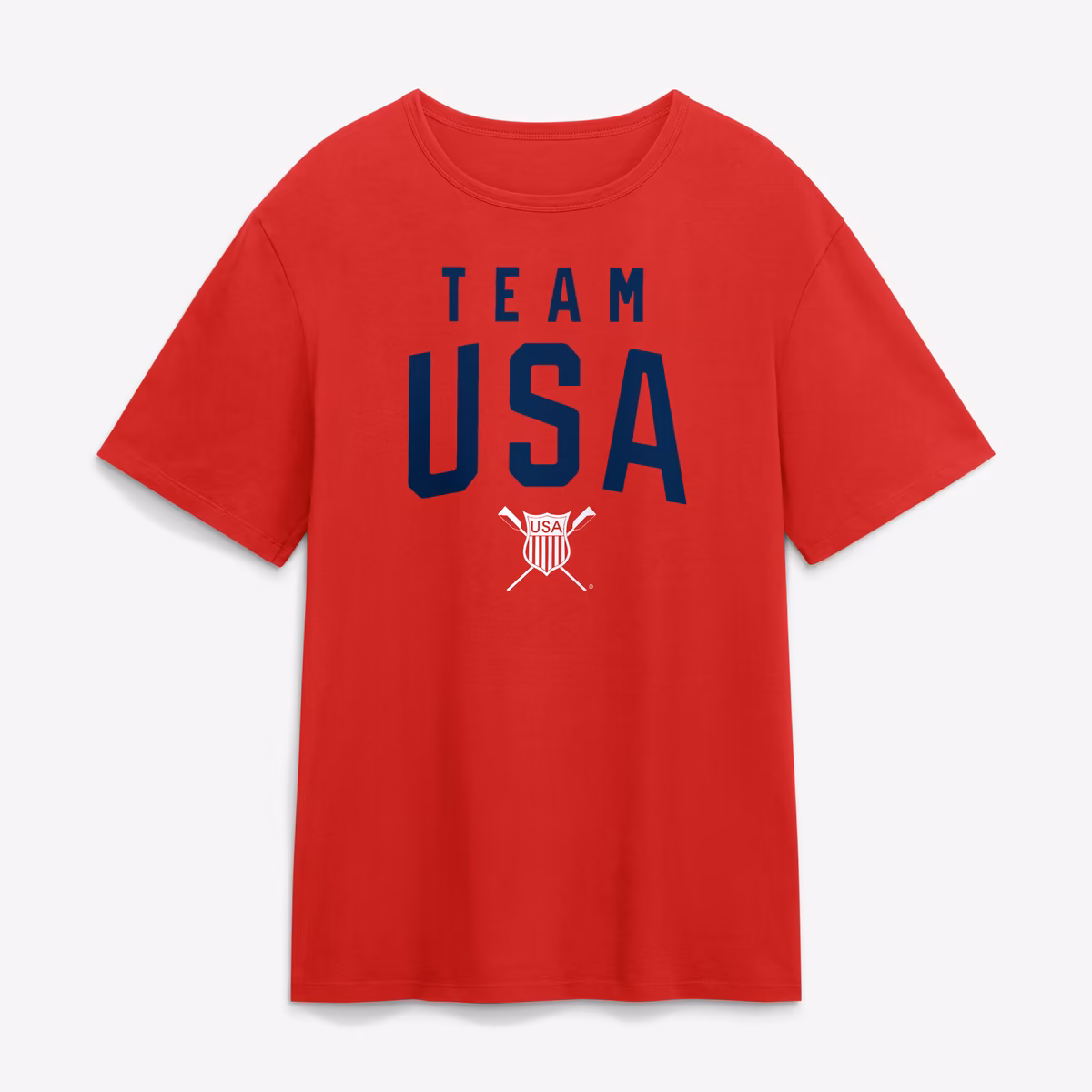 Men's Red Team USA Summer Games Rowing T-Shirt