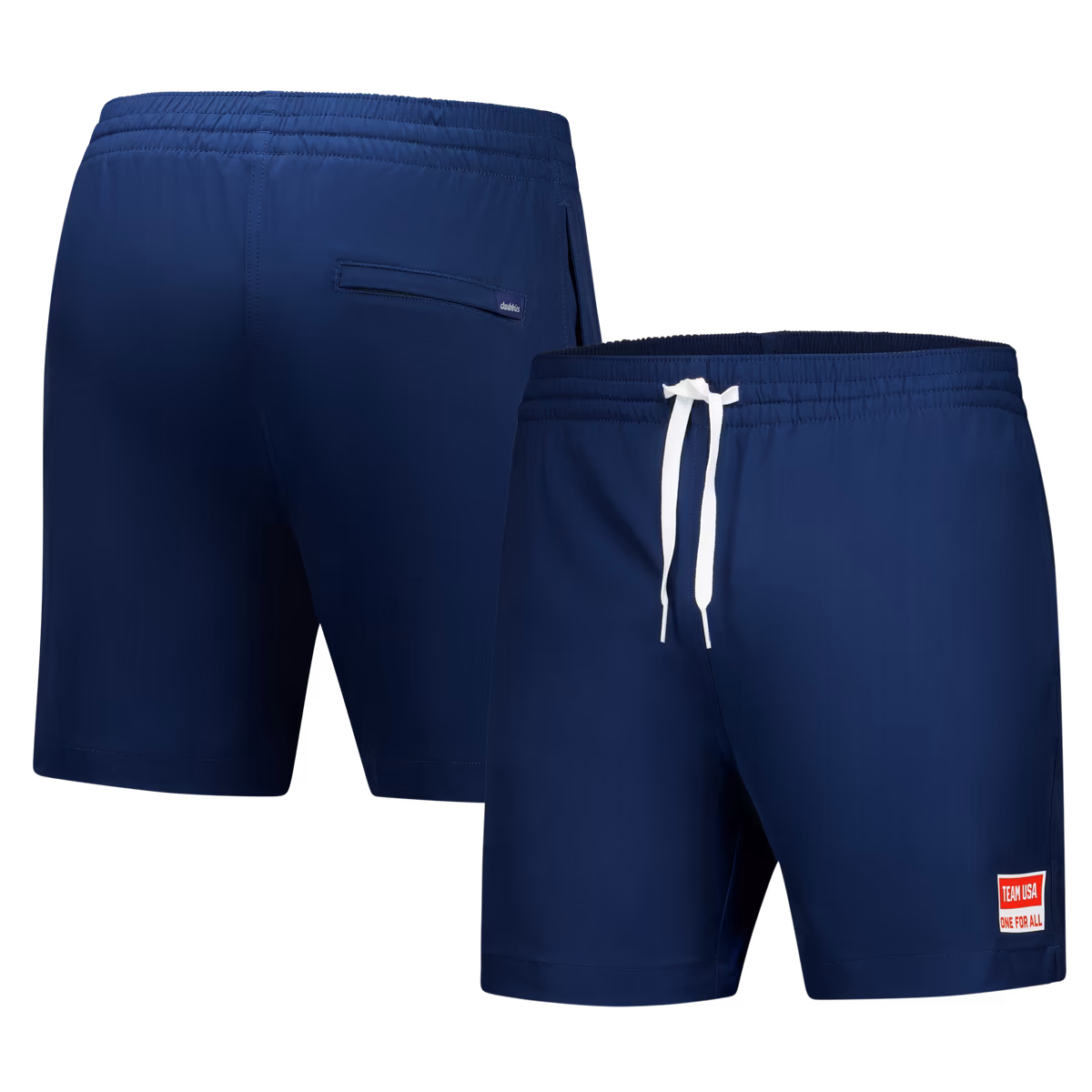 Men's Chubbies  Navy Team USA The Undercover Medalist Classic Lined Swim Trunks