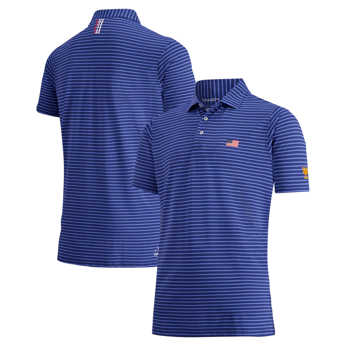 Men's B. Draddy Blue Team USA 2026 Presidents Cup T-Bone Polo 1 Men's B. Draddy Blue Team USA 2026 Presidents Cup T-Bone Polo