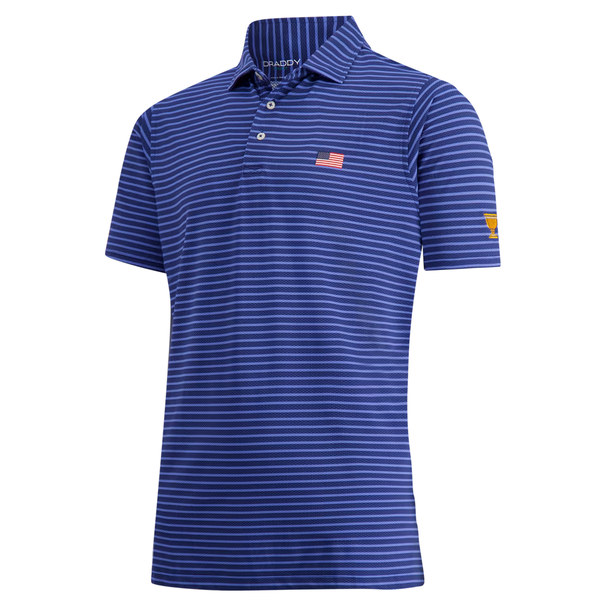Men's B. Draddy Blue Team USA 2026 Presidents Cup T-Bone Polo 2 Men's B. Draddy Blue Team USA 2026 Presidents Cup T-Bone Polo