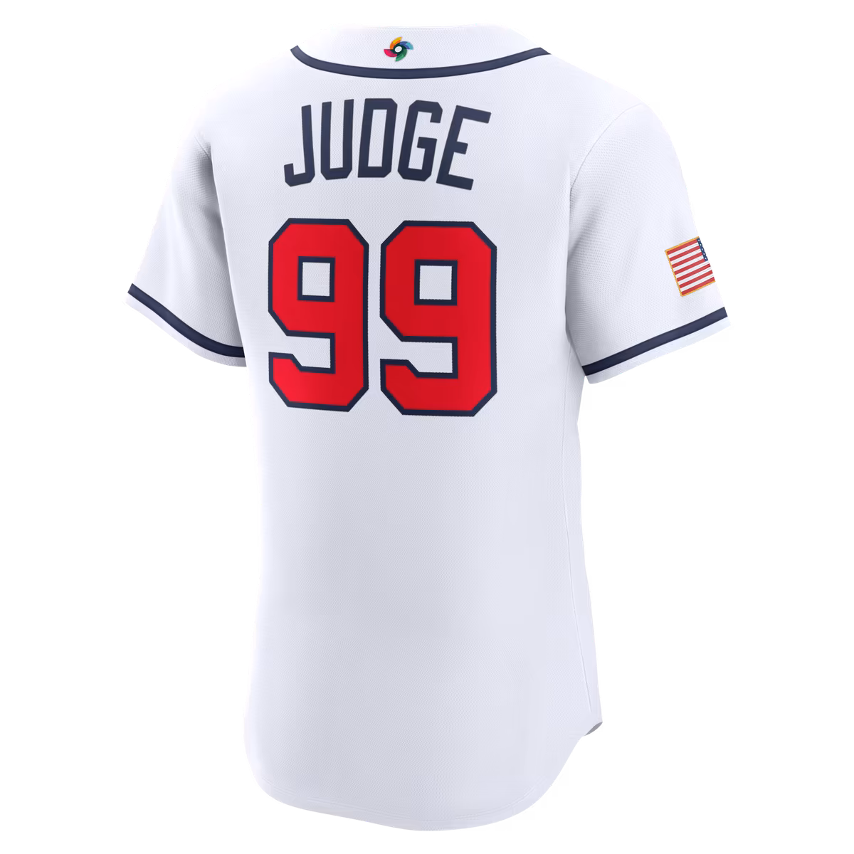 Men's Nike Aaron Judge White USA Baseball 2026 World Baseball Classic Home Authentic Jersey 3 Men's Nike Aaron Judge White USA Baseball 2026 World Baseball Classic Home Authentic Jersey