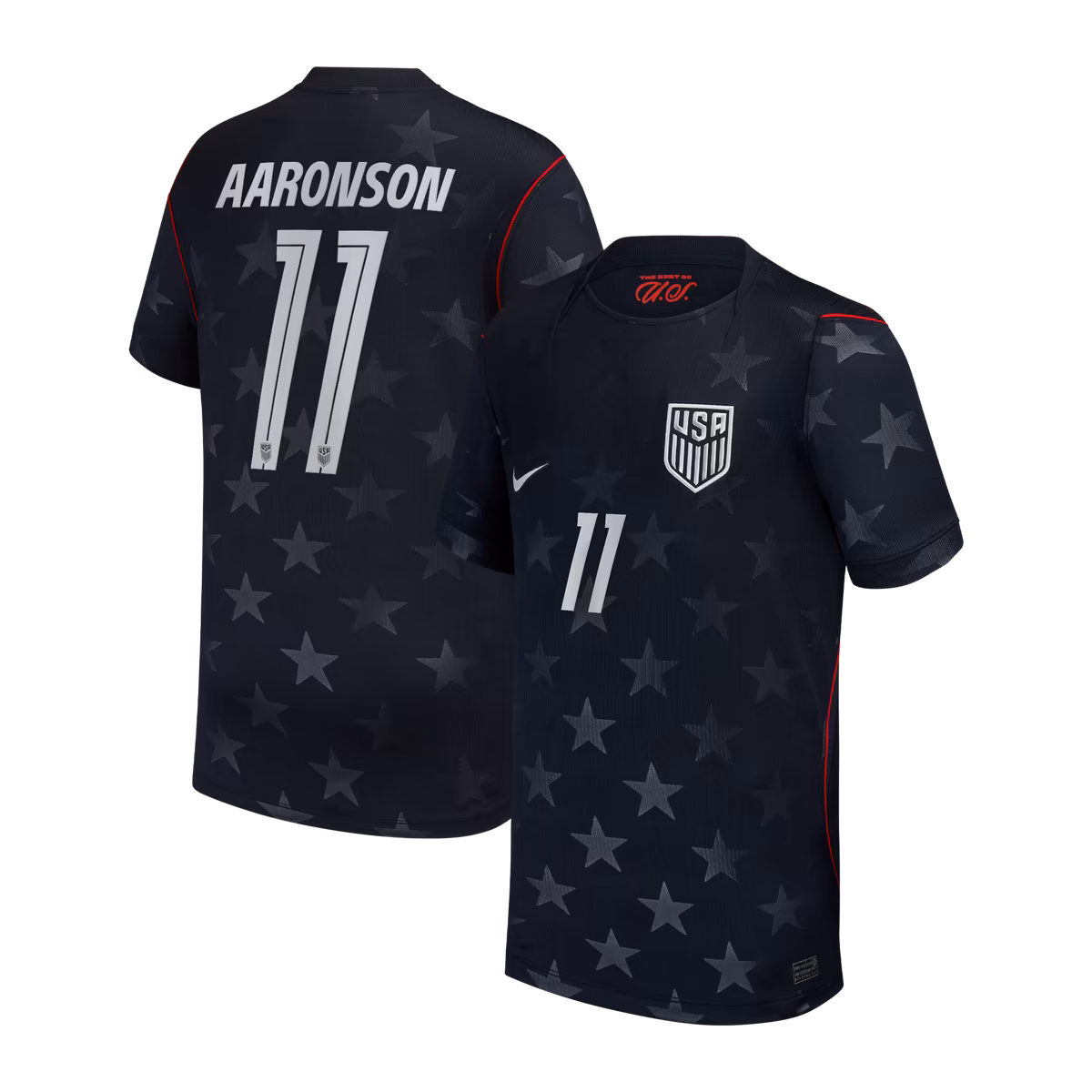 Youth Nike Brenden Aaronson Blue USMNT 2026/27 Away Stadium Replica Jersey 14 Youth Nike Brenden Aaronson Blue USMNT 2026/27 Away Stadium Replica Jersey