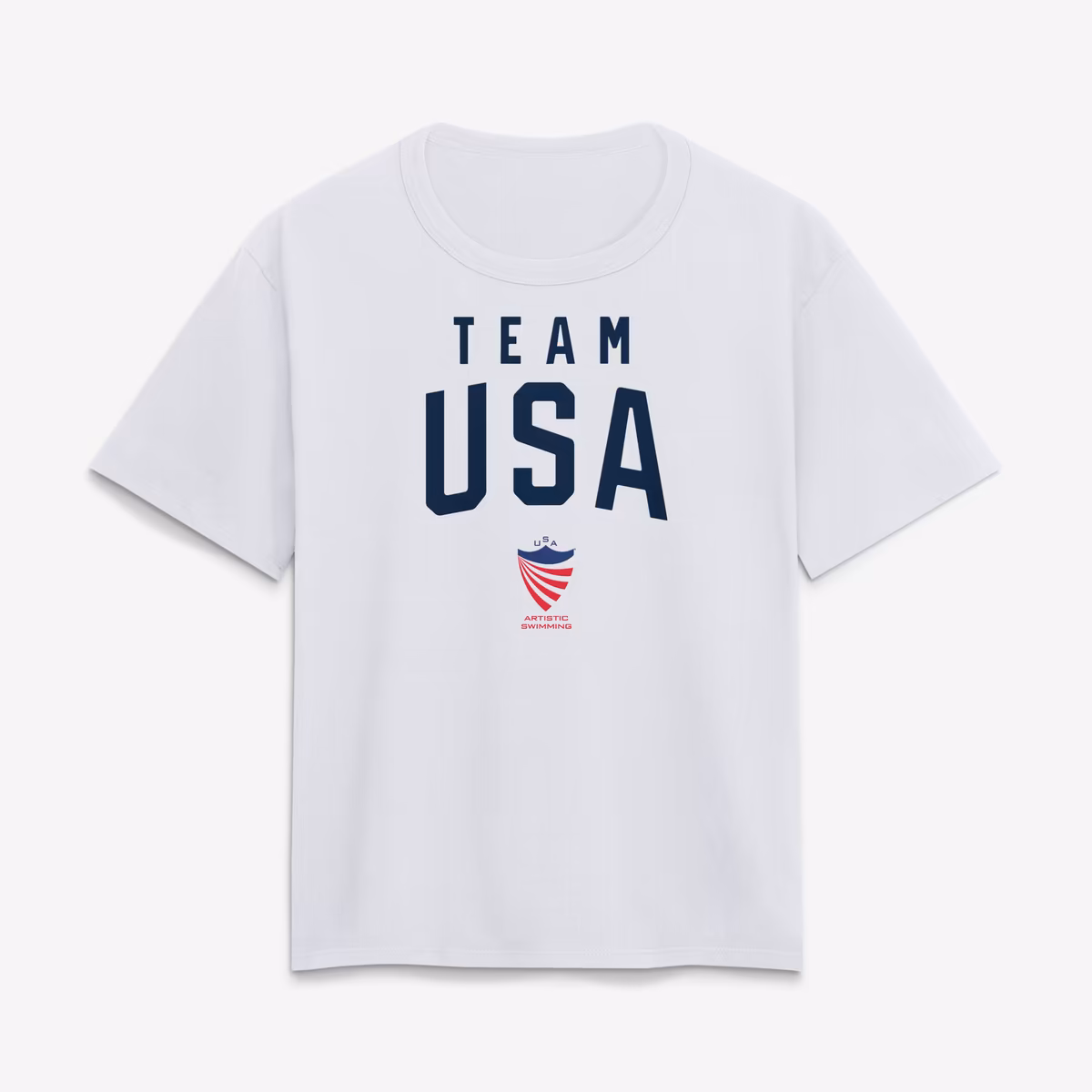 Women's White Team USA Summer Games Artistic Swimming T-Shirt