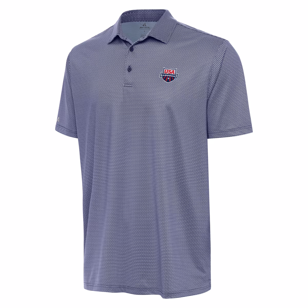 Men's Antigua White USA Swimming Rings Polo 2 Men's Antigua White USA Swimming Rings Polo