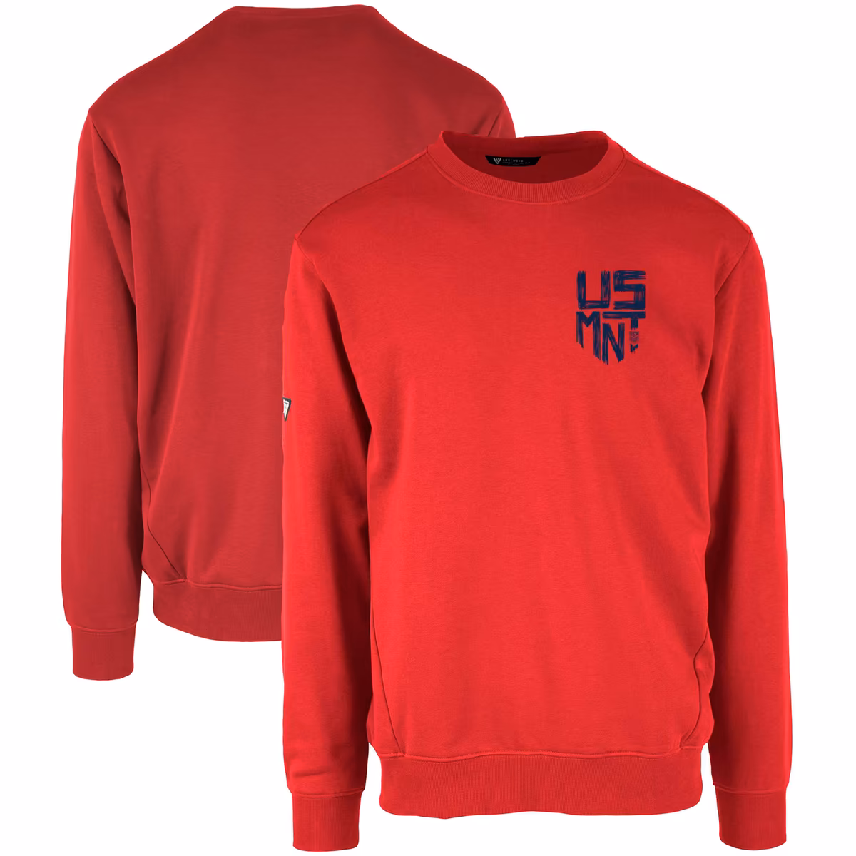 Men's Levelwear Red USMNT Zane Scribble Pullover Sweatshirt 3 Men's Levelwear Red USMNT Zane Scribble Pullover Sweatshirt