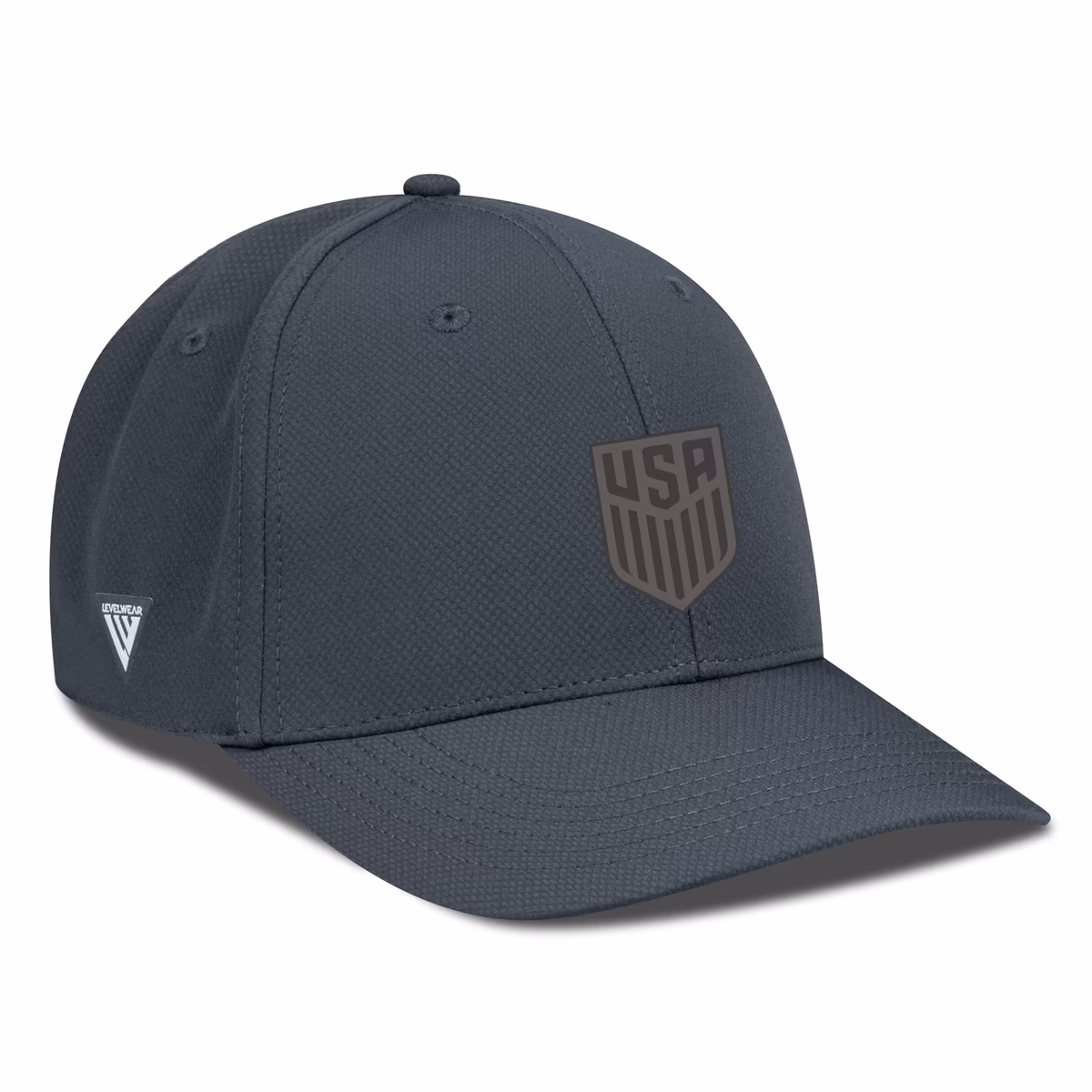 Men's Levelwear Gray USMNT Rise Flex Hat 3 Men's Levelwear Gray USMNT Rise Flex Hat