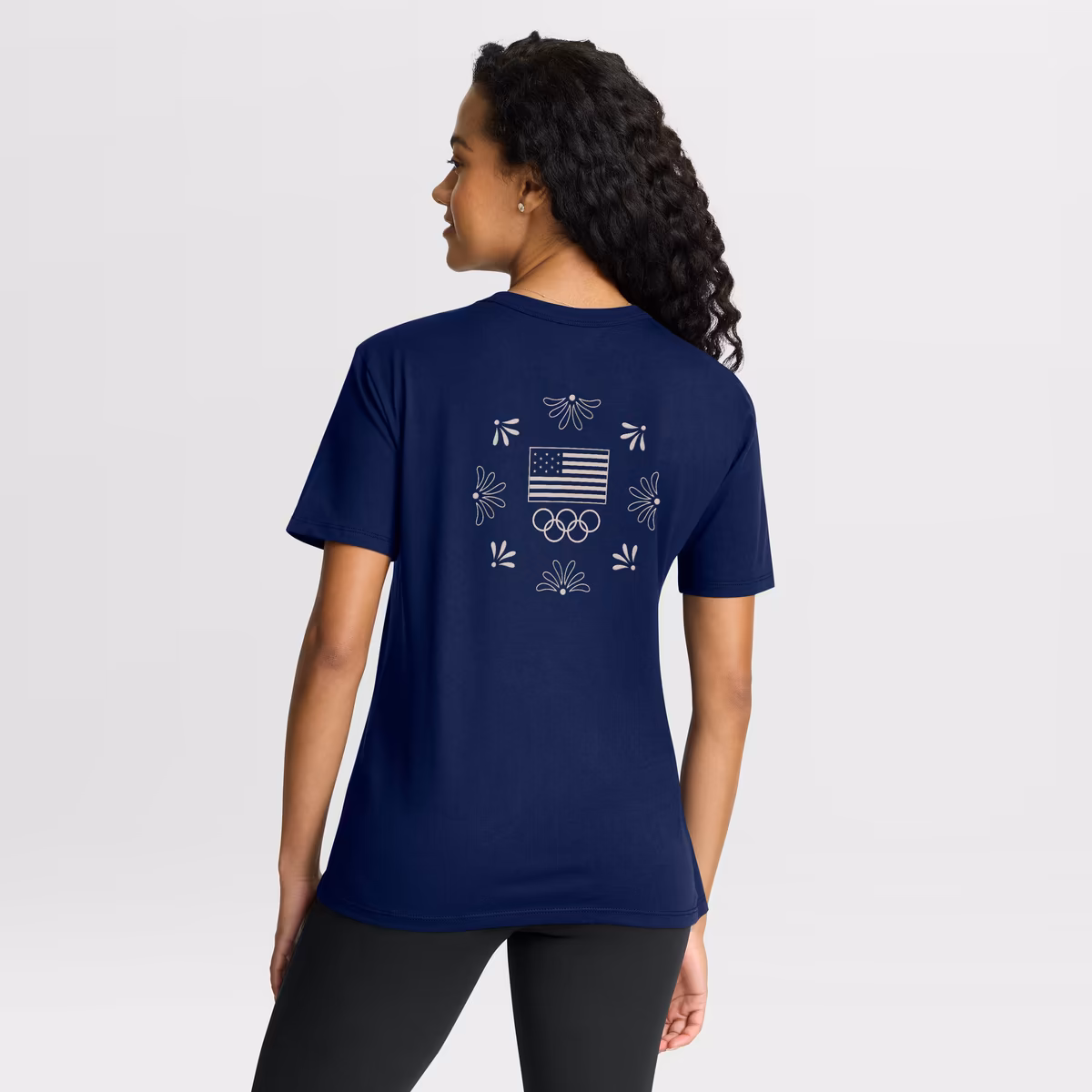 Women's Fanatics Navy Team USA Beach Club T-Shirt 2 Women's Fanatics Navy Team USA Beach Club T-Shirt