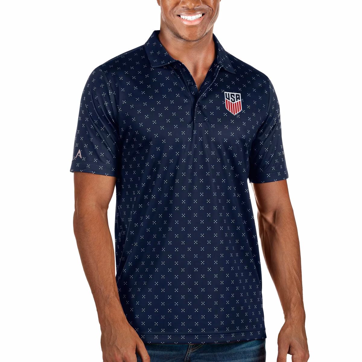 Men's Antigua Navy USMNT Spark Polo