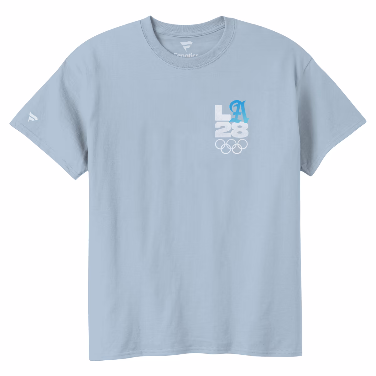 Men's Fanatics Powder Blue LA28 Bluebell Collection Landscape T-Shirt 2 Men's Fanatics Powder Blue LA28 Bluebell Collection Landscape T-Shirt