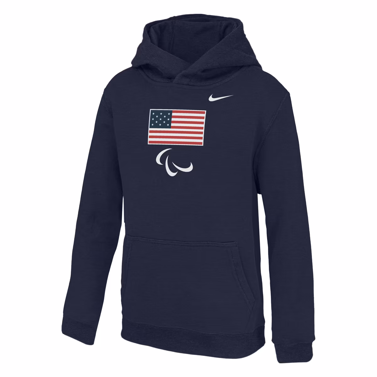 Youth Nike Navy U.S. Paralympics Primary Club Fleece Hoodie 2 Youth Nike Navy U.S. Paralympics Primary Club Fleece Hoodie