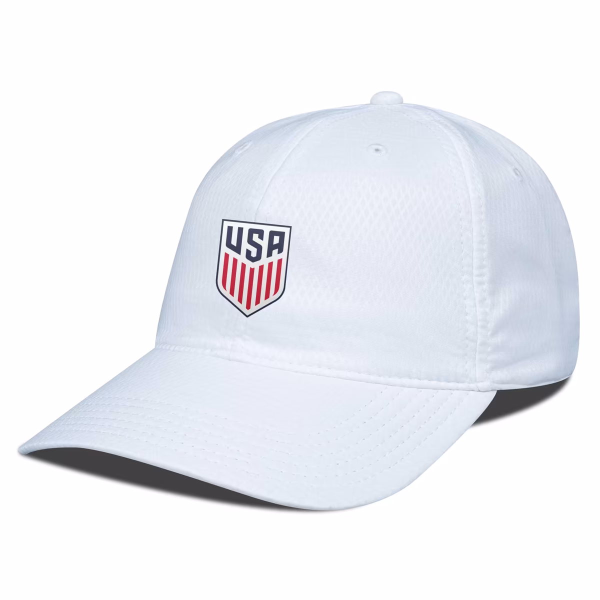 Men's Levelwear White USMNT Matrix Patch Adjustable Hat 1 Men's Levelwear White USMNT Matrix Patch Adjustable Hat