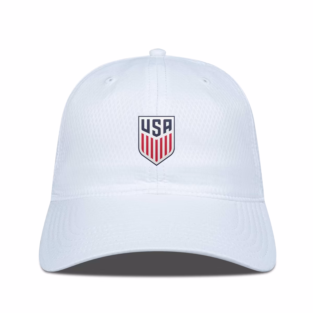 Men's Levelwear White USMNT Matrix Patch Adjustable Hat 2 Men's Levelwear White USMNT Matrix Patch Adjustable Hat