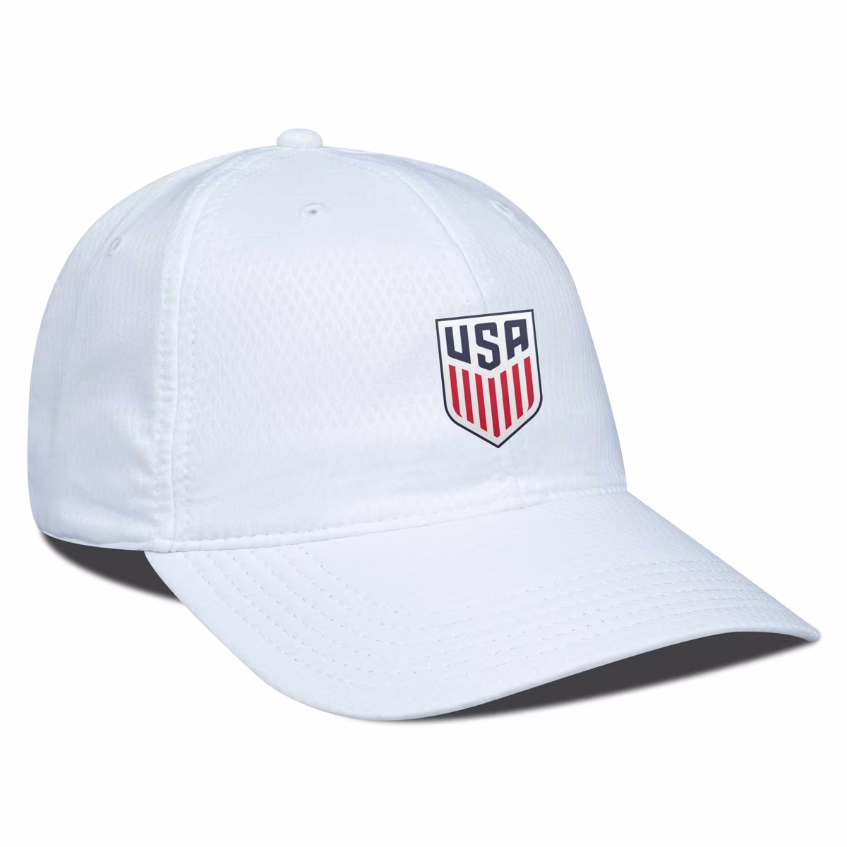 Men's Levelwear White USMNT Matrix Patch Adjustable Hat 3 Men's Levelwear White USMNT Matrix Patch Adjustable Hat