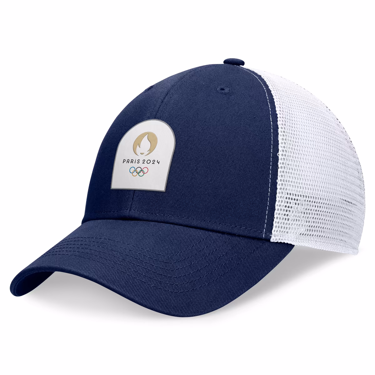 Men's Fanatics Navy/White Paris 2024 Summer Olympics Adjustable Hat