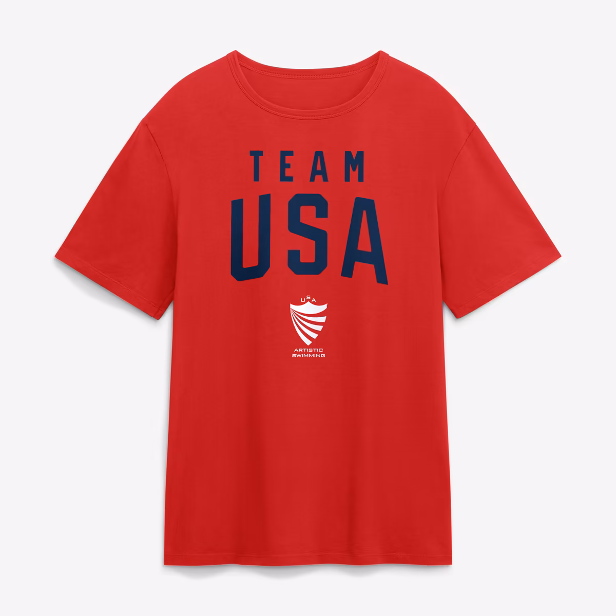 Men's Red Team USA Summer Games Artistic Swimming T-Shirt 8 Men's Red Team USA Summer Games Artistic Swimming T-Shirt