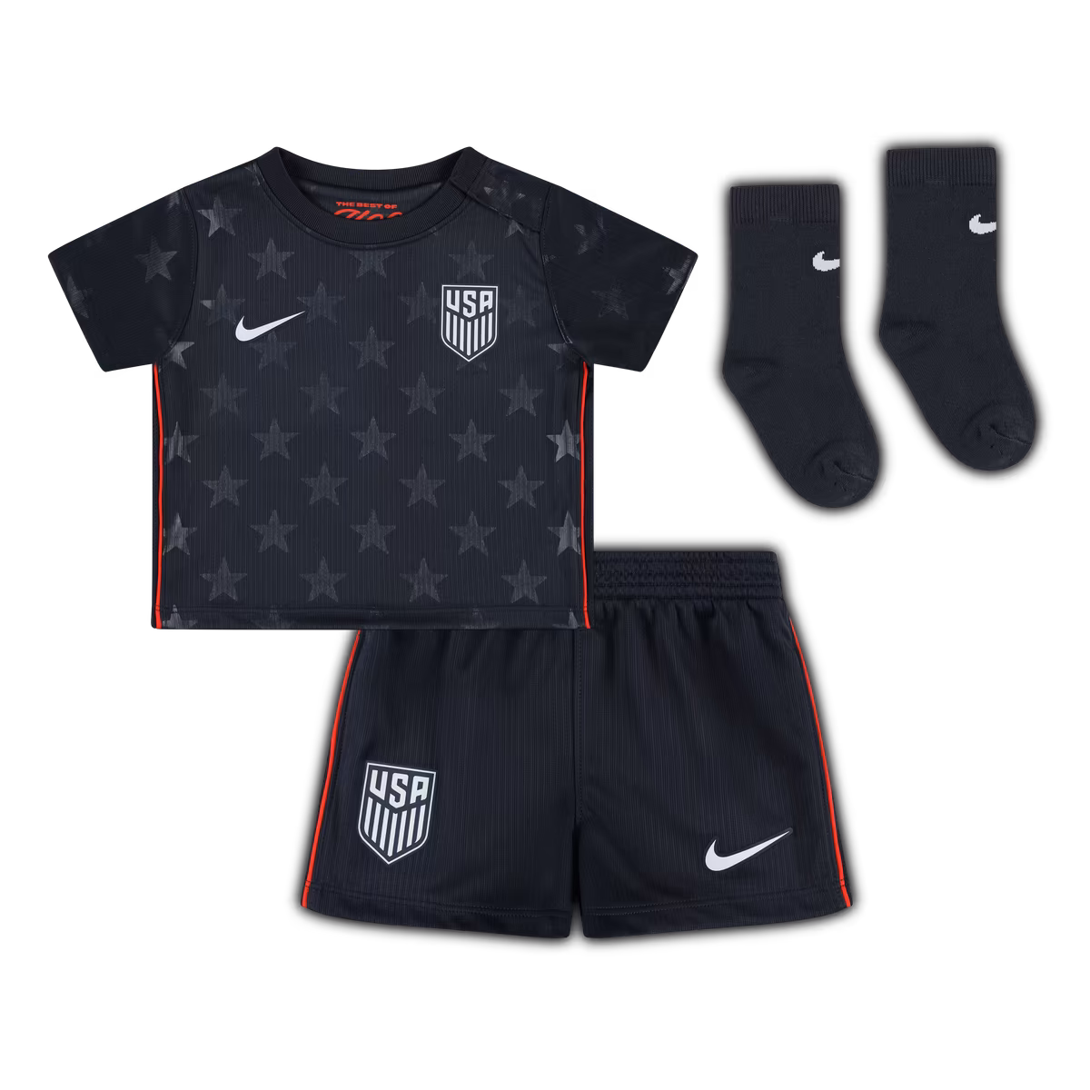 Infant Nike Navy USMNT 2026 Away Stadium Replica Kit Set