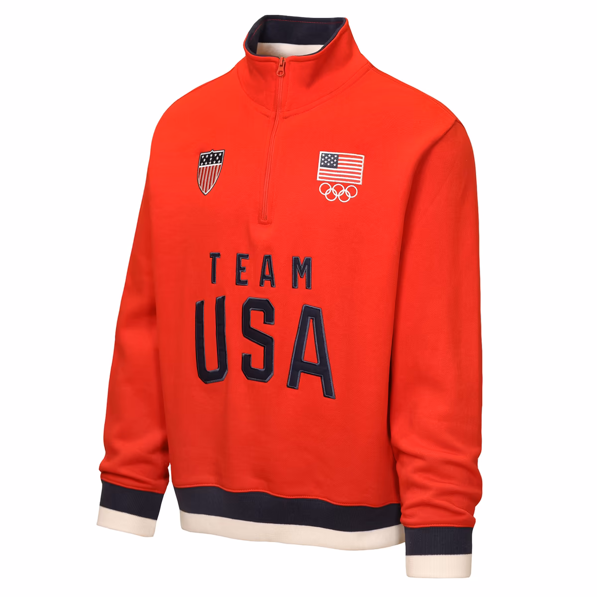 Youth Milano Cortina 2026 Winter Olympics Outerstuff  Red Team USA Fleece Quarter-Zip Jacket