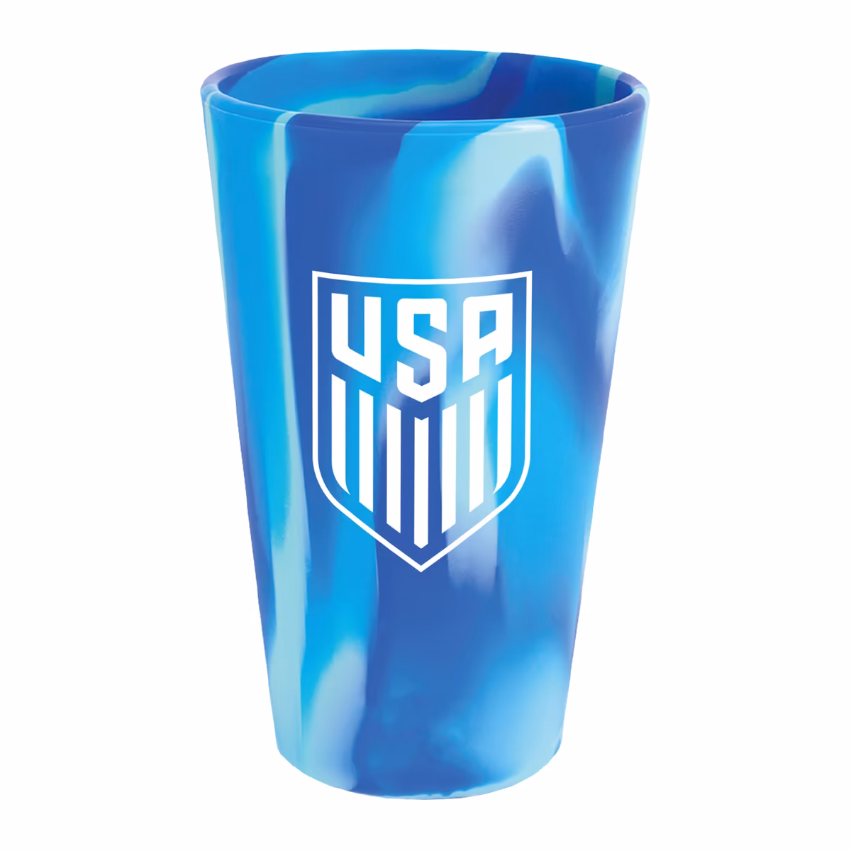 WinCraft USA Soccer 16oz. Fun Silicone Pint Glass