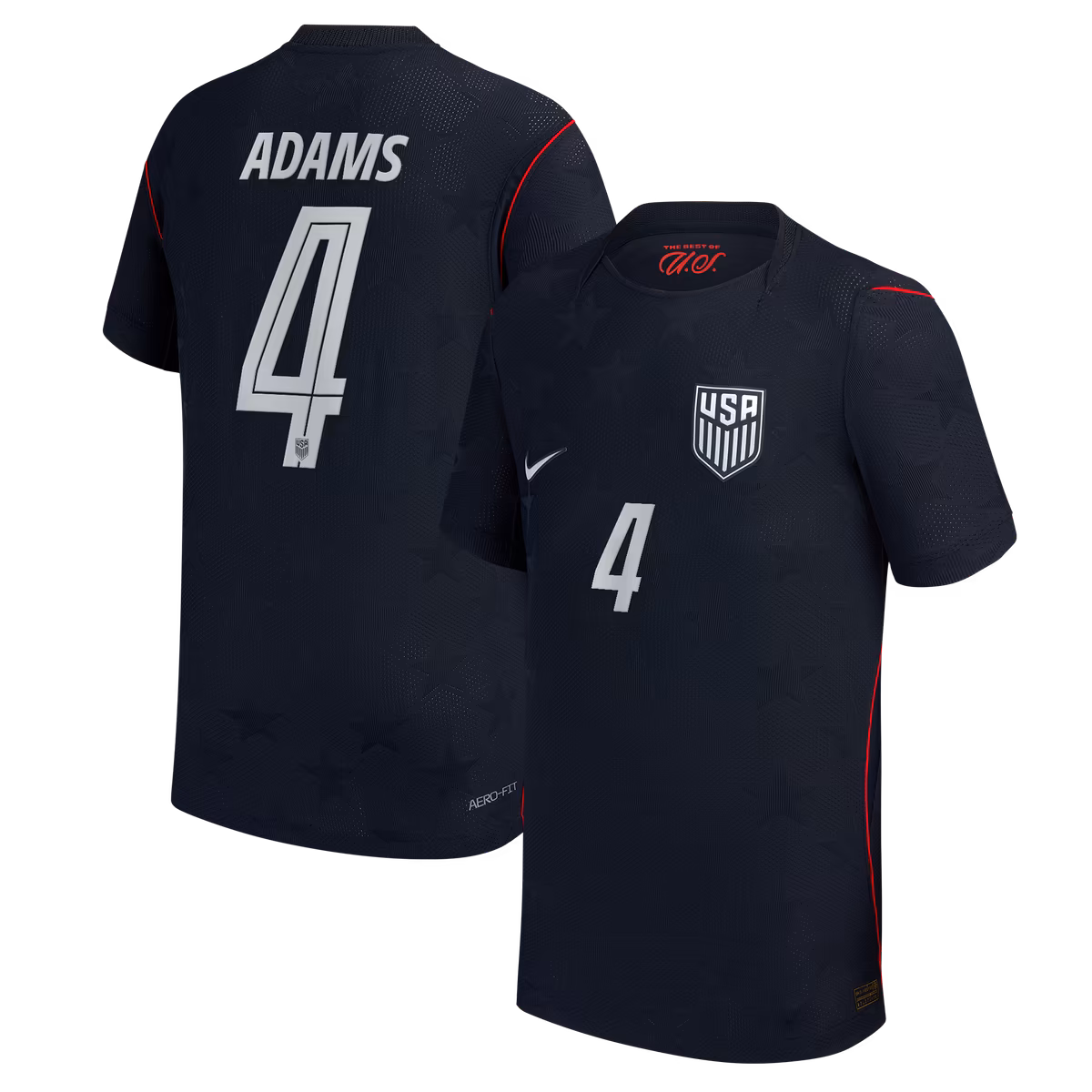 Youth Nike Tyler Adams Blue USMNT 2026 Away Match Authentic Jersey