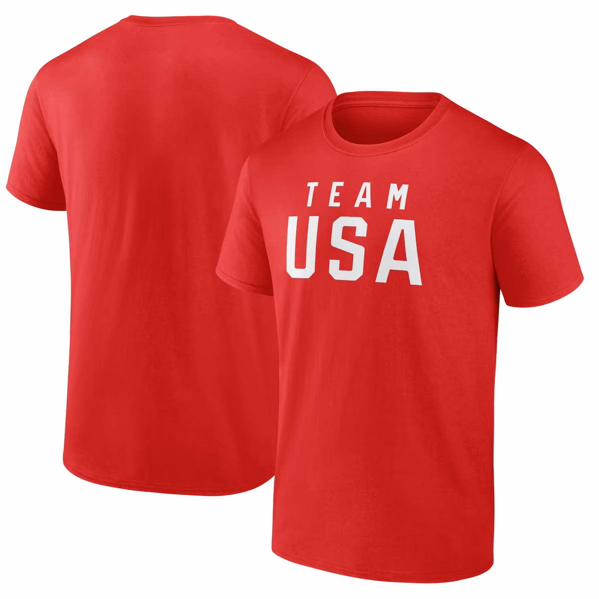 Men's  Red Team USA 2024 Olympics Wordmark T-Shirt