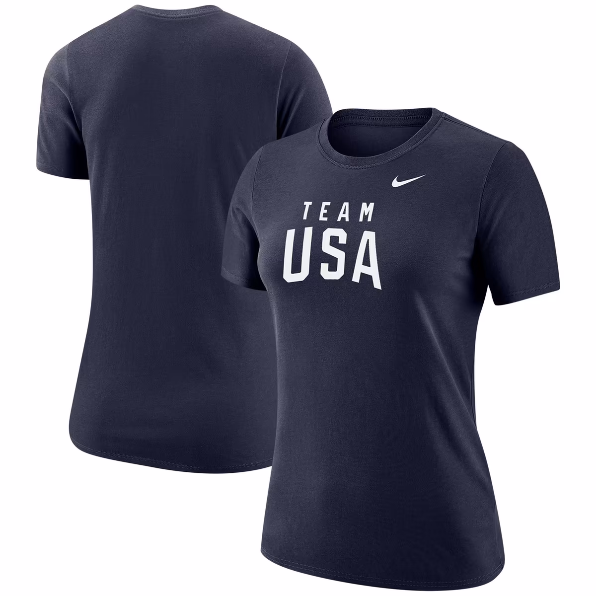 Women's Nike Navy Team USA Olympics Core T-Shirt
