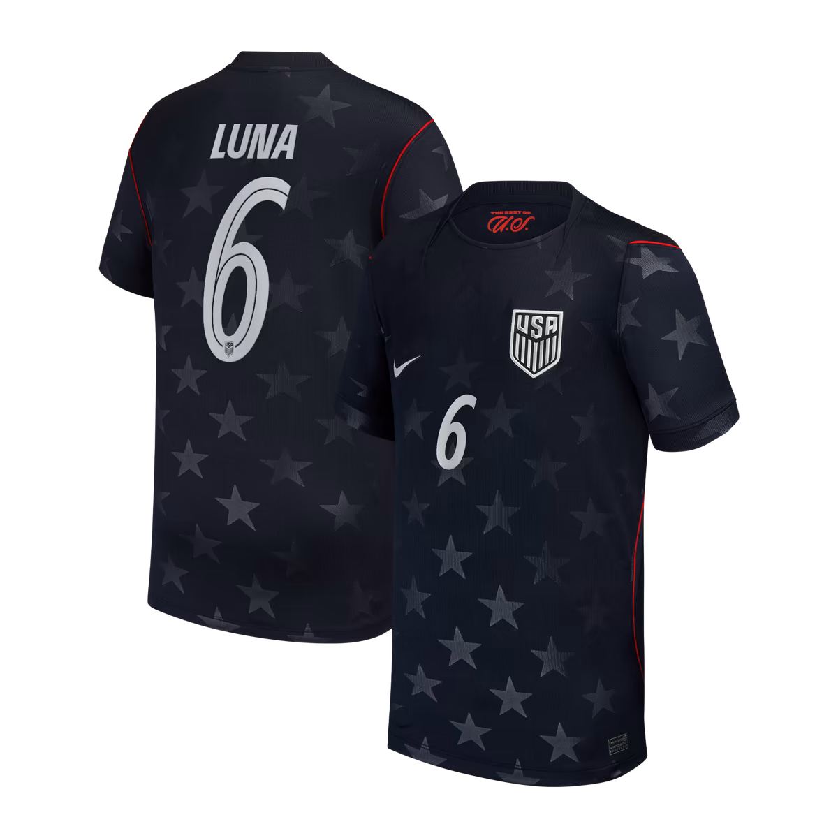 Youth Nike Diego Luna Blue USMNT 2026/27 Away Stadium Replica Jersey 1 Youth Nike Diego Luna Blue USMNT 2026/27 Away Stadium Replica Jersey