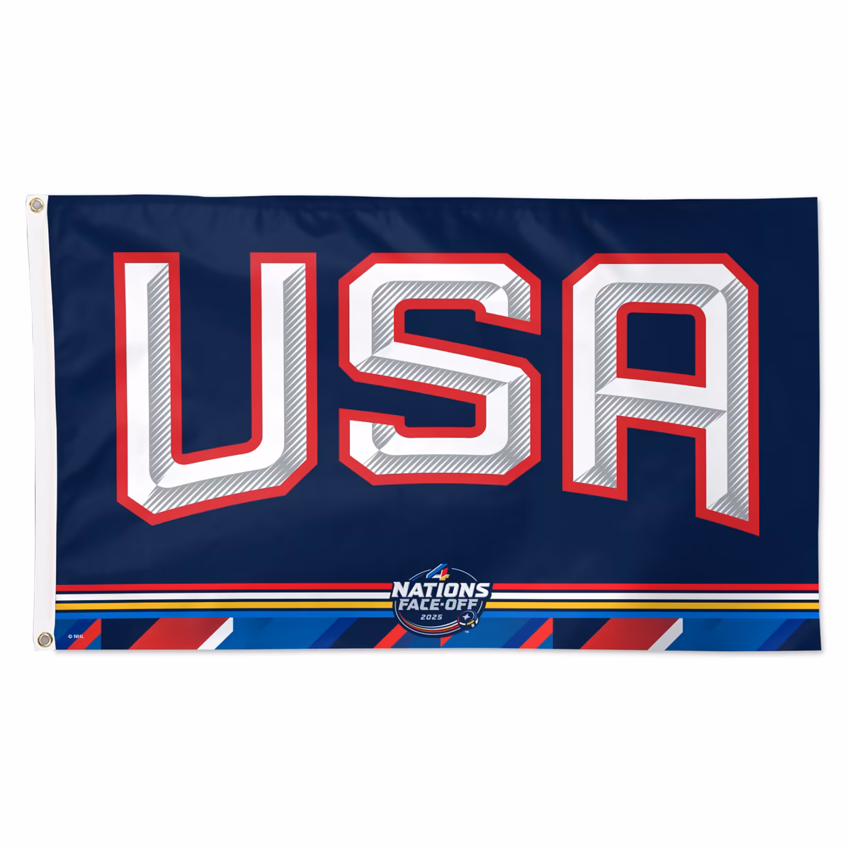 WinCraft USA 2025 4 Nations Face-Off 3' x 5' Deluxe Single-Sided Flag