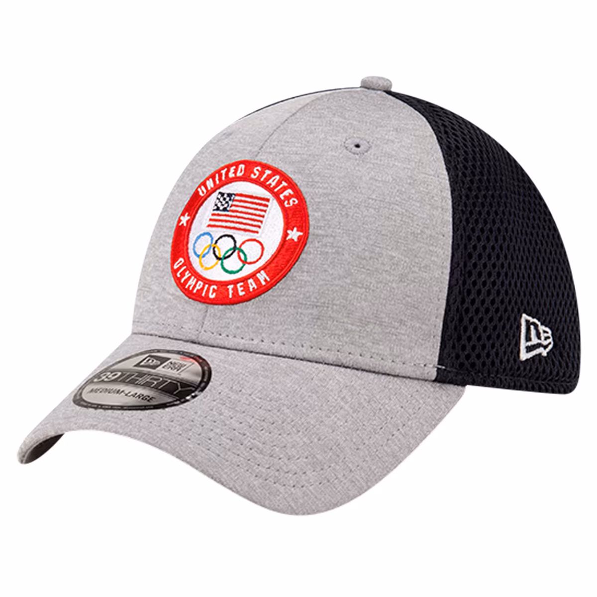 Men's New Era Gray Team USA Tech 39THIRTY Flex Hat 1 Men's New Era Gray Team USA Tech 39THIRTY Flex Hat