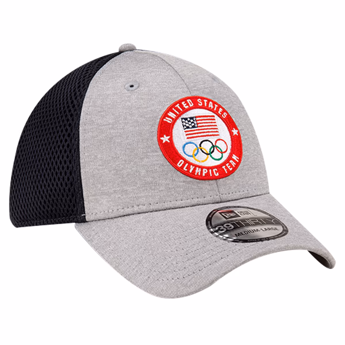 Men's New Era Gray Team USA Tech 39THIRTY Flex Hat 3 Men's New Era Gray Team USA Tech 39THIRTY Flex Hat