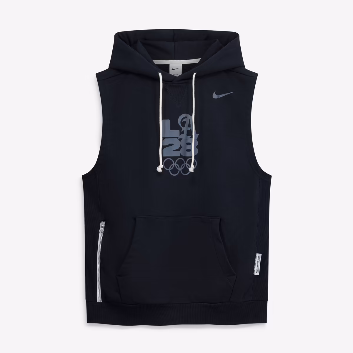 Men's Nike Black LA28 Summer Olympics Fleece Sleeveless Dri-FIT Hoodie 6 Men's Nike Black LA28 Summer Olympics Fleece Sleeveless Dri-FIT Hoodie